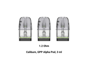 Verdampferkopf/Pod 1.2 Ohm, Caliburn GPP Alpha (3 ml)