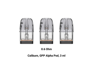 Verdampferkopf/Pod 0.6 Ohm, Caliburn GPP Alpha (3 ml)